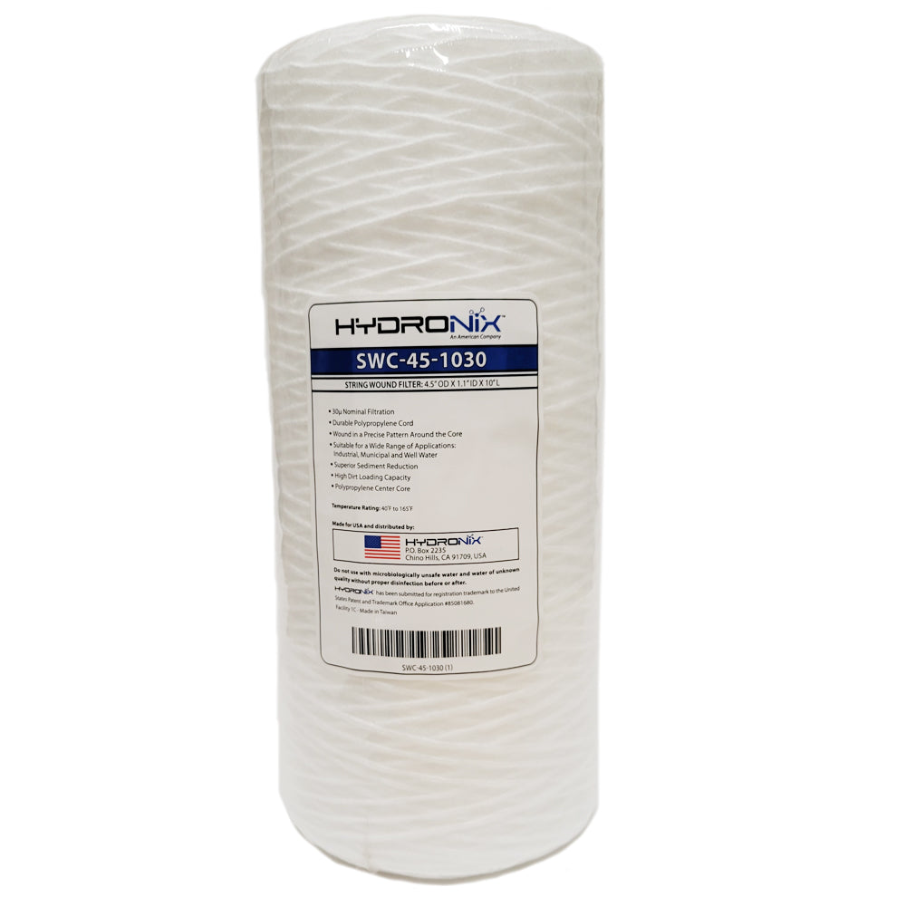 Hydronix SWC451030 String Wound Sediment Water Filter Water