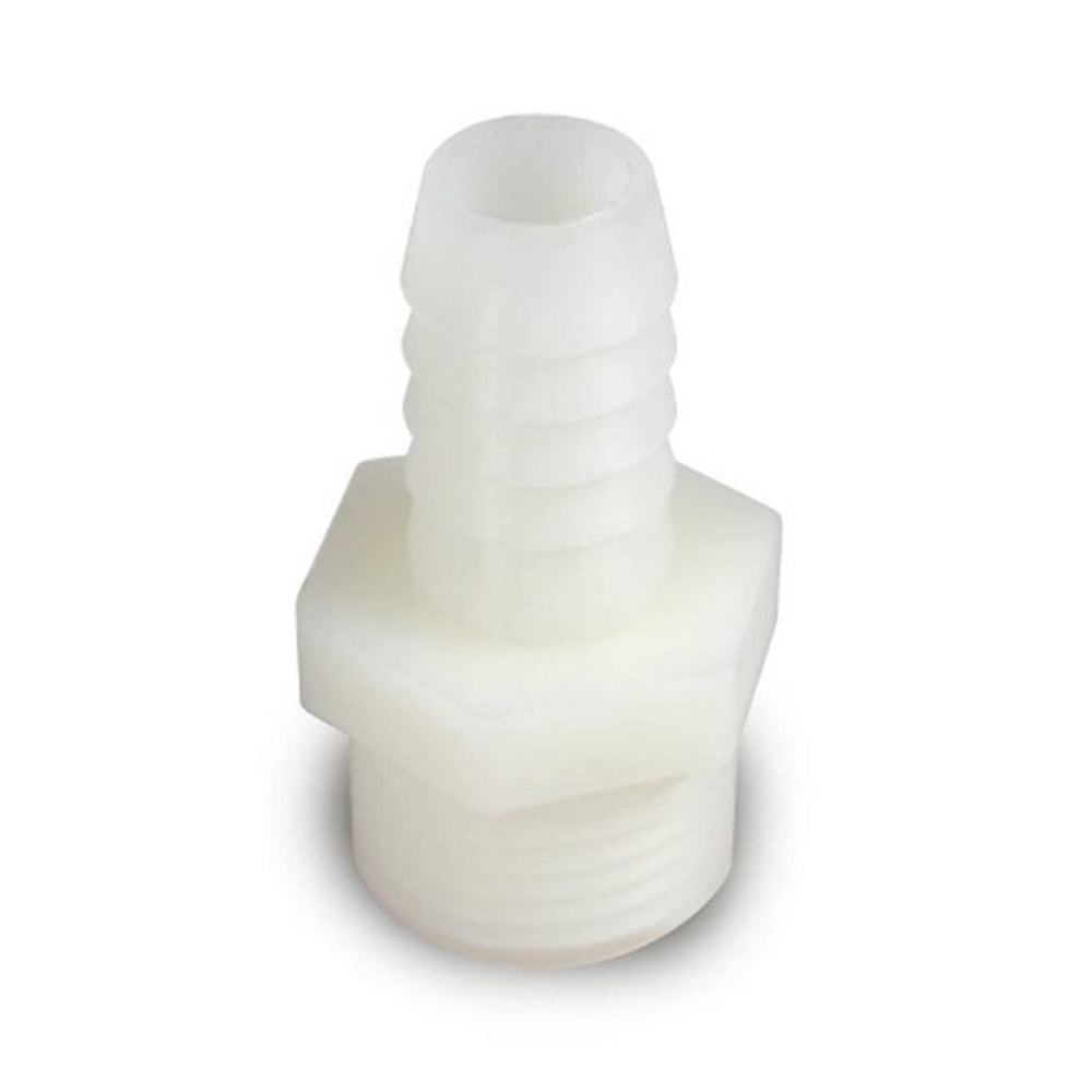 Drain Fitting Male Adapter 1/2" Male x 1/2" Barb WaterSofteners